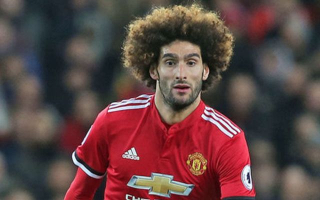 Man United's Marouane Fellaini