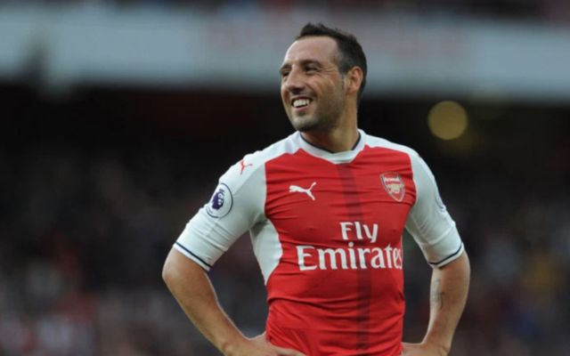 Arsenal's Santi Cazorla