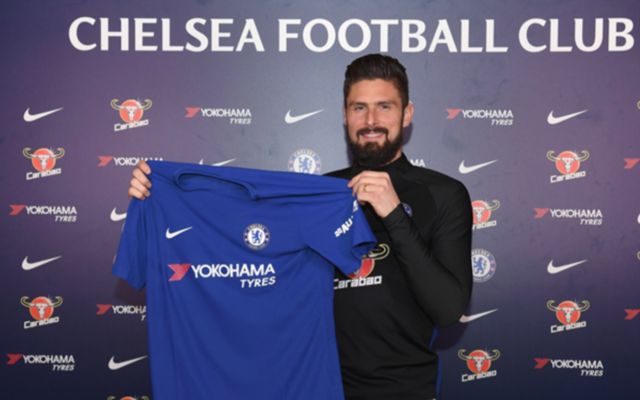 New chelsea signing Olivier Giroud