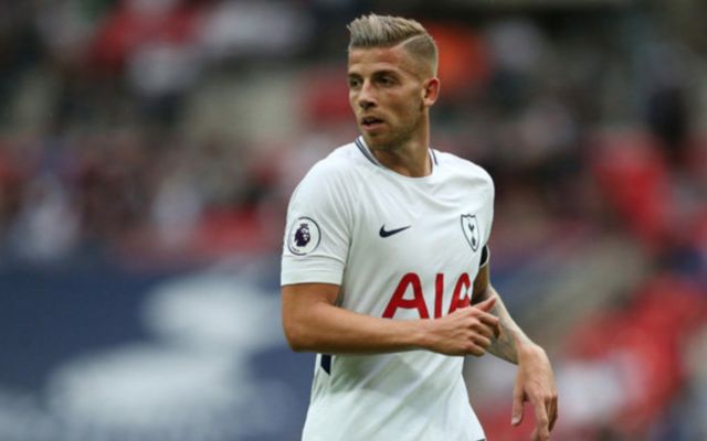 Spurs defender Toby Alderweireld