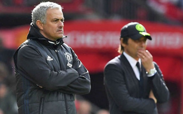 Jose Mourinho and Antonio Conte in Manchester United vs Chelsea