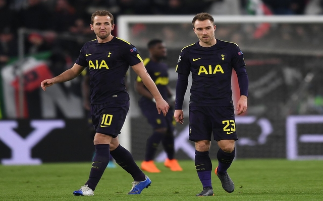 Kane Eriksen Tottenham vs Juventus