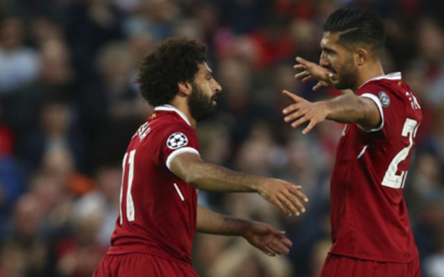 Emre Can and Salah Liverpool