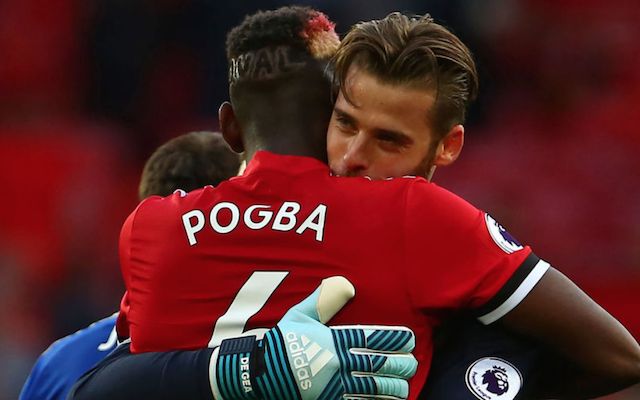 De Gea and Pogba Manchester United