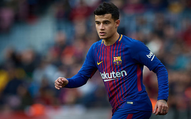 Barcelona midfielder Philippe Coutinho