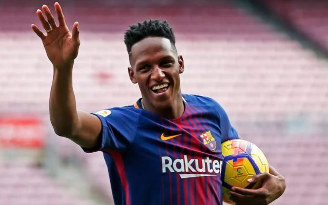 barcelona's Yerry Mina