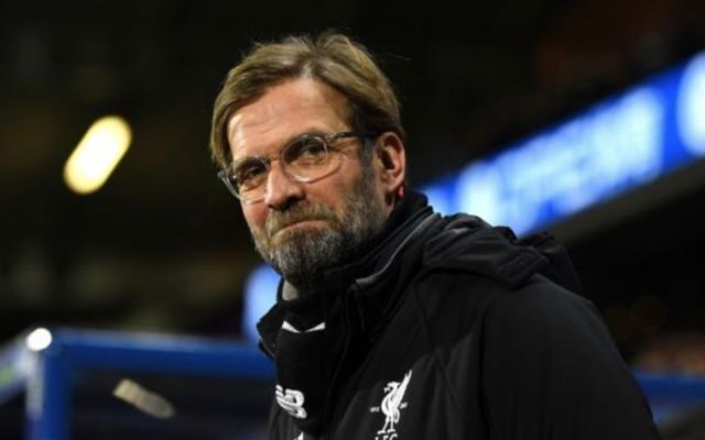 Liverpool manager JUrgen Klopp
