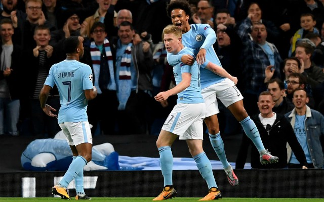 sterling de bruyne sane man city