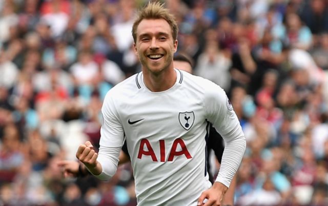 Spurs' Christian eriksen