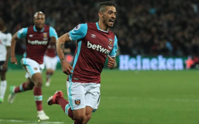 West ham's Manuel Lanzini