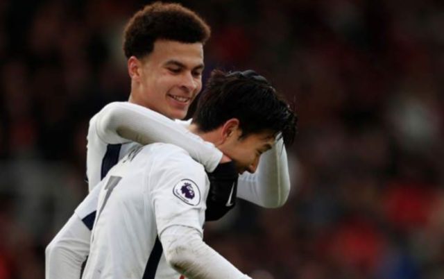 Dele Alli and Heung-Min Son
