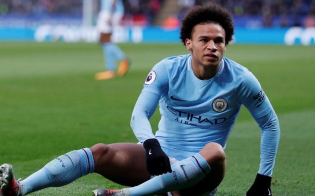 Man City player Leroy Sane