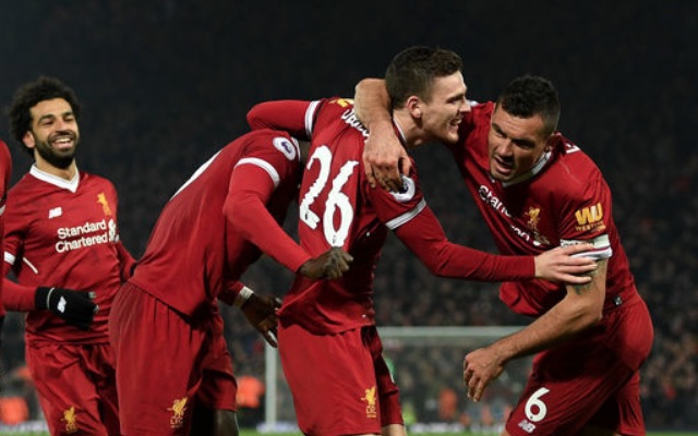Liverpool players celebrate. Liverpool vs Roma starting lineup: Who’s in the starting XI?