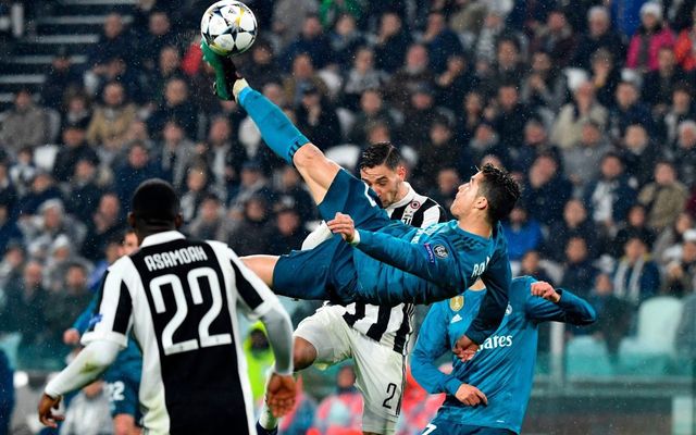 Ronaldo Real Madrid Juventus. Ronaldo's goal was better than Rooney's