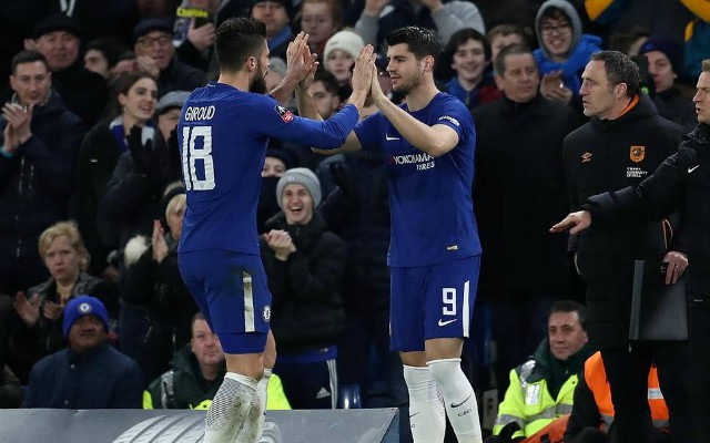 Giroud FA Cup stat shows why Alvaro Morata is named on bench for Chelsea