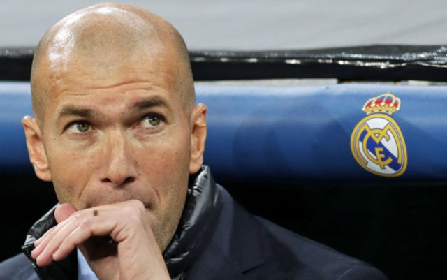 Real Madrid boss Zinedine Zidane