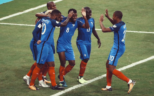 lacazette kante mbappe. France World Cup squad
