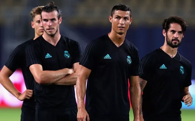 Gareth Bale, Cristiano Ronaldo and Isco