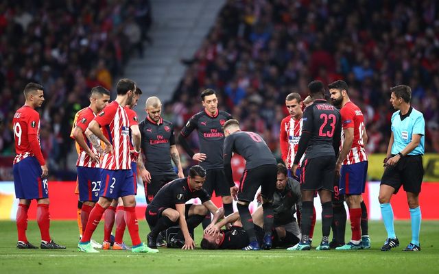 Koscielny injury vs Atletico Madrid. Laurent Koscielny injury update