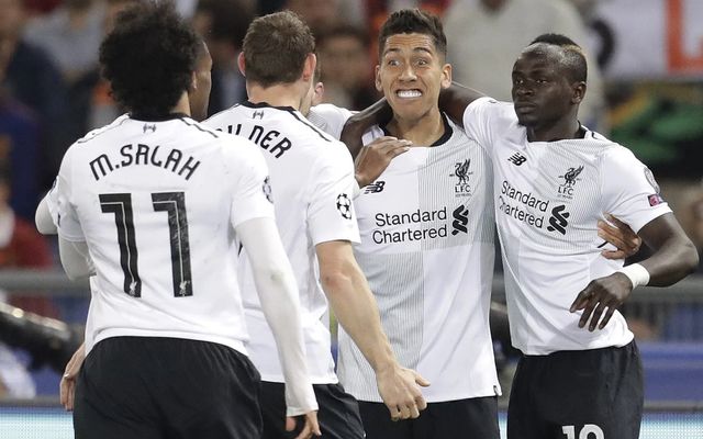 Liverpool celebrate vs Roma