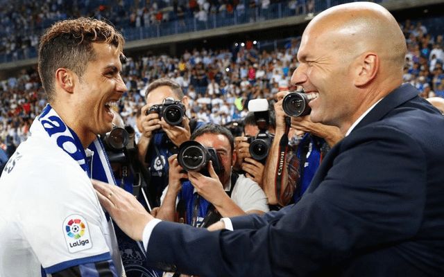 Ronaldo Zidane Champions League celebration