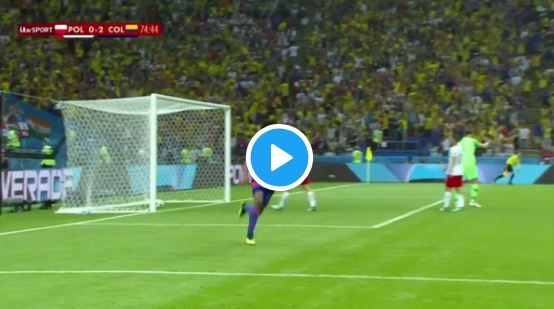 James Rodriguez assist Columbia World Cup 2018