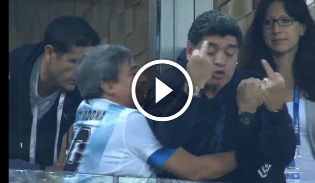 Maradona Argentina Nigeria