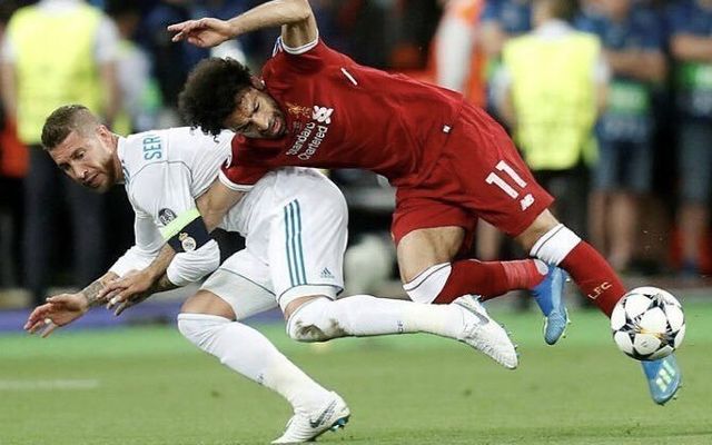 Ramos Salah shoulder injury Real Madrid Liverpool Champions League final