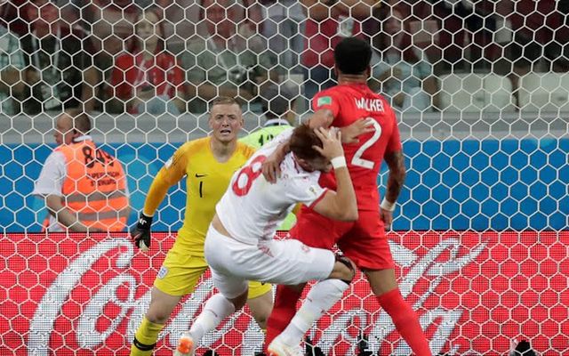 Walker Sassi England Tunisia penalty