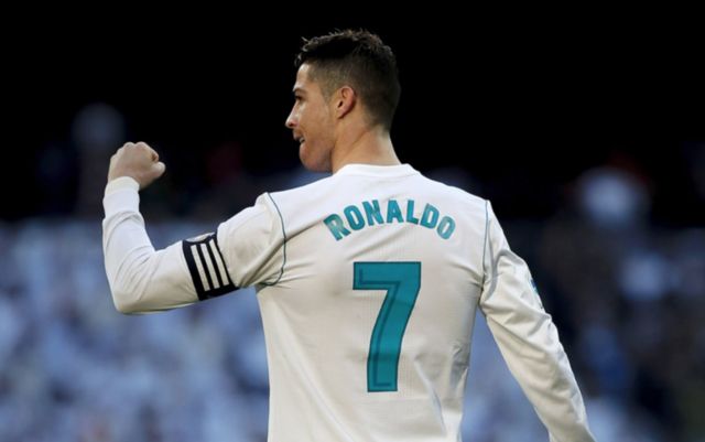 cristiano ronaldo jersey number