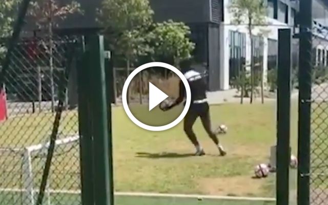 Balotelli trick shot Marcelo challenge