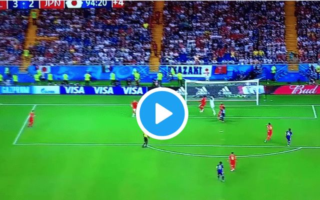 Video: Nacer Chadli Scores Dramatic Belgium Winner Vs Japan