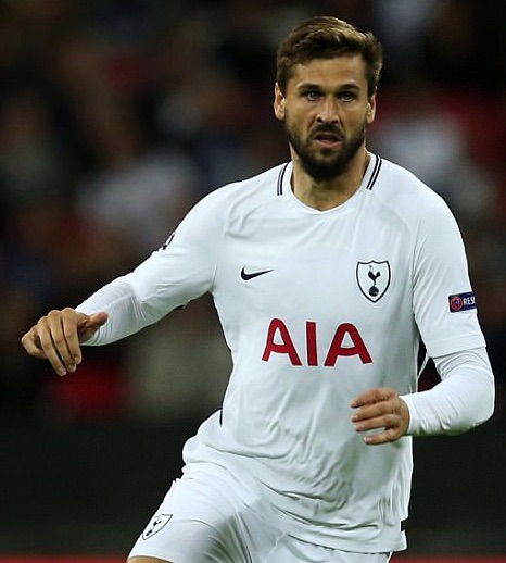 Fernando Llorente playing for Spurs