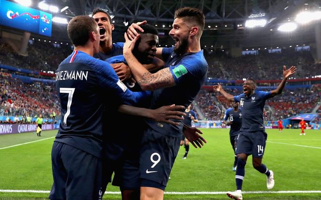 France celebrate vs Belgium. France vs Croatia Live Stream and TV Channel Info, Match Preview, Team News and Kick-Off Time
