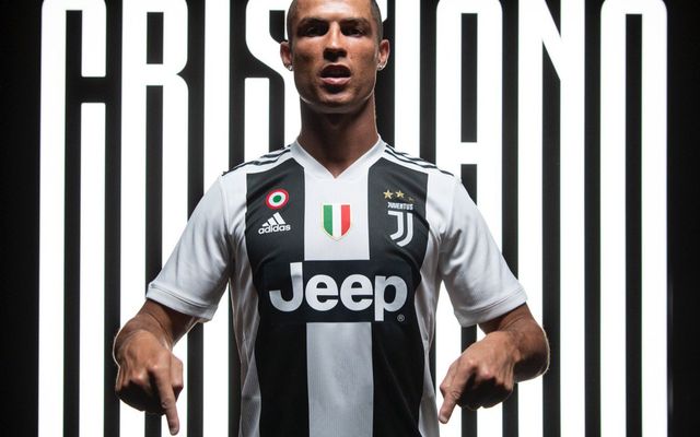 Cristiano Ronaldo in Juventus shirt after €100m+ move