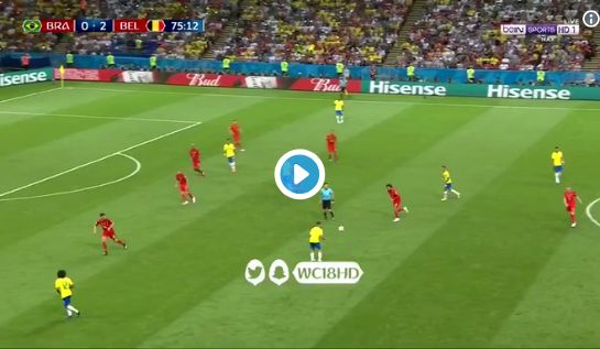 brazil goal v belgium