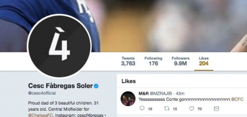 fabregas twitter