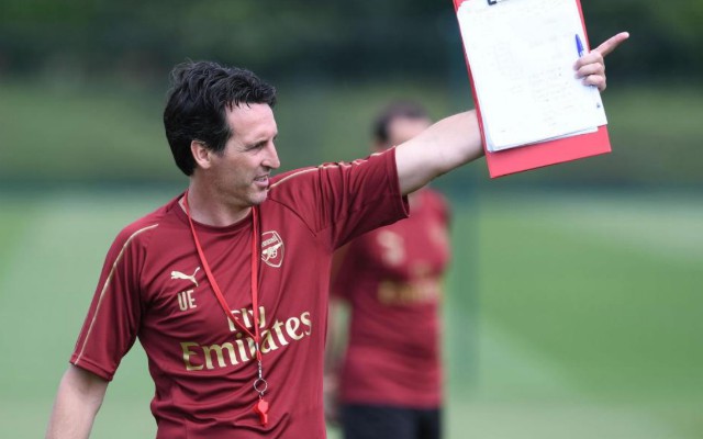 unai emery arsenal training