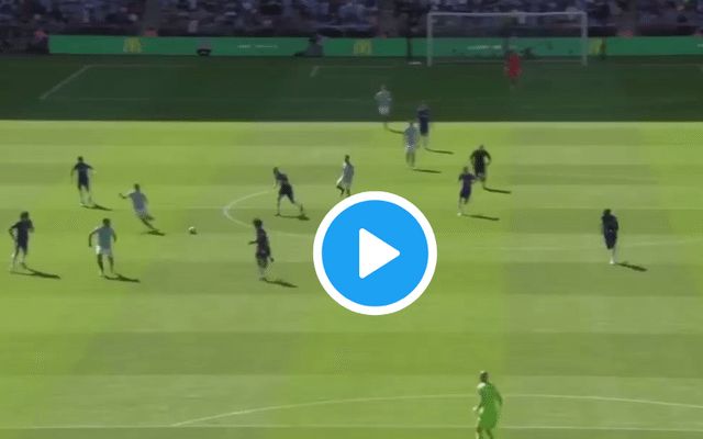 Aguero goal Man City vs Chelsea