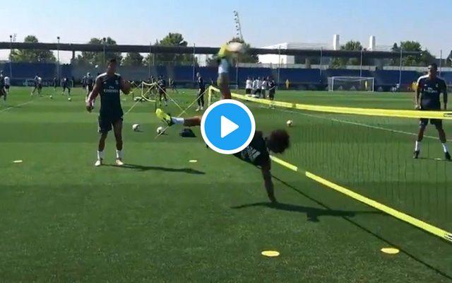 Marcelo Real Madrid training