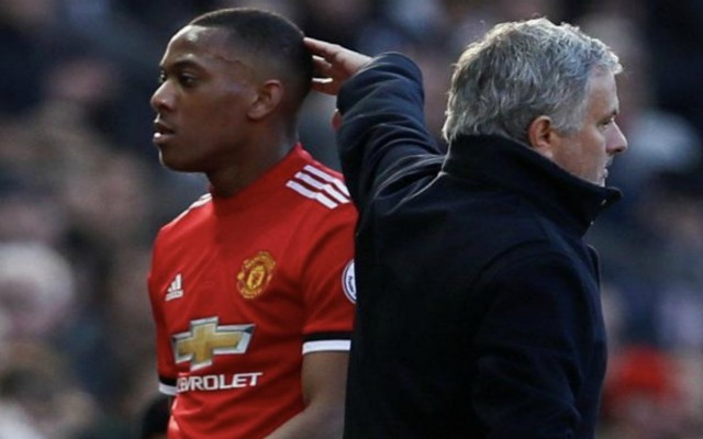 Martial and Mourinho