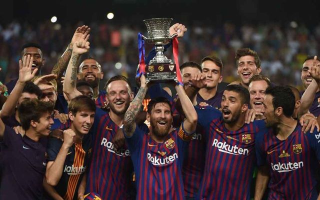 Messi Barcelona Spanish Super Cup