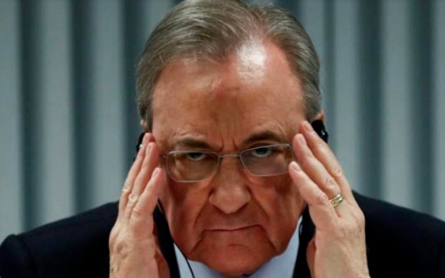 Real Madrid president Florentino Perez