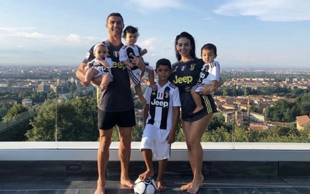 Ronaldo and family
