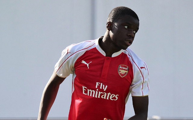 Stephy Mavididi in action for an Arsenal youth team