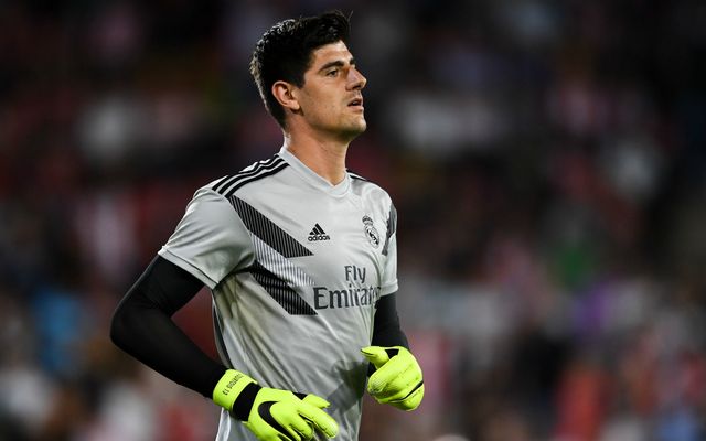 Courtois Real Madrid debut