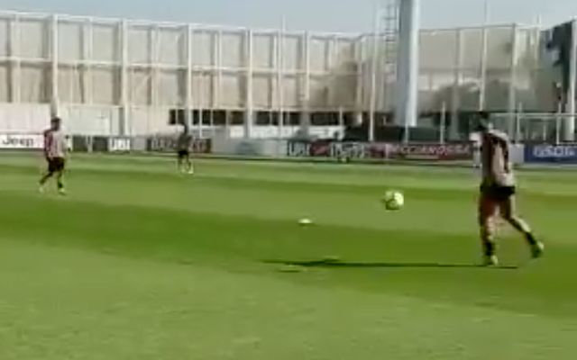 Cristiano Ronaldo first touch skill Juventus training