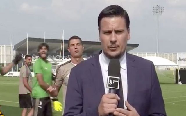 Ronaldo mocks Juventus reporter