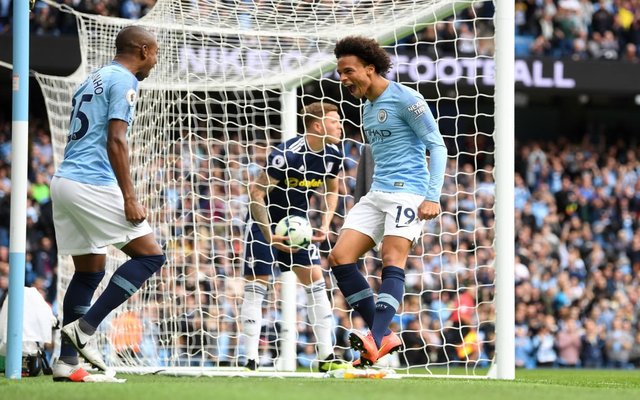 Sane gives City lead against Fulham