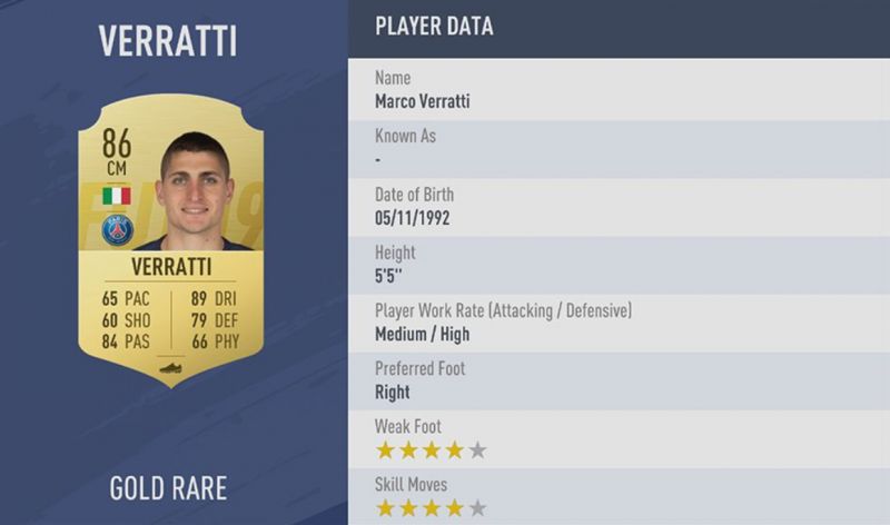 fifa 19 marco verratti